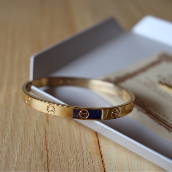 Cartier Jewelry - Aldo Cipullo VTG Cartier Vintage 1970s Revson Love Bracelet w/ Paperwork